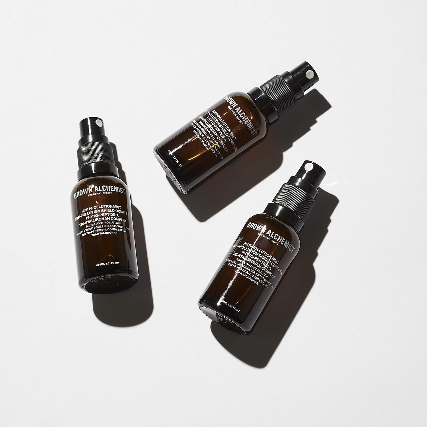 Grown Alchemist Anti-Pollution Mist: Anti-Pollution Shield Complex, Phyto-Peptide-1, Tri-Hyaluronan, 30 ml