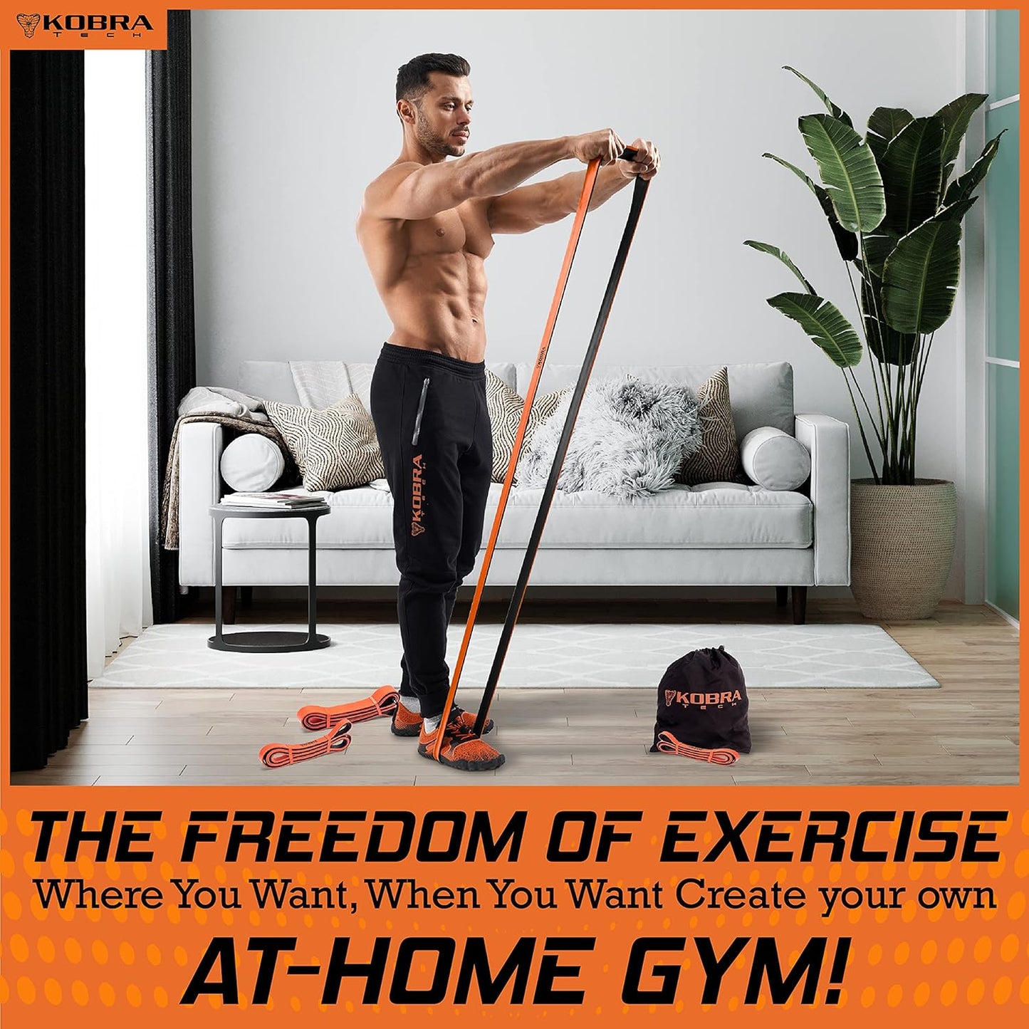 Durable Resistance and Pull Up Bands | Comprehensive Workout Bands Set with Included Door Anchor | Ideal for Muscle Training, Physiotherapy, and Body Shaping | Men's and Women's Ultimate Fitness Tool