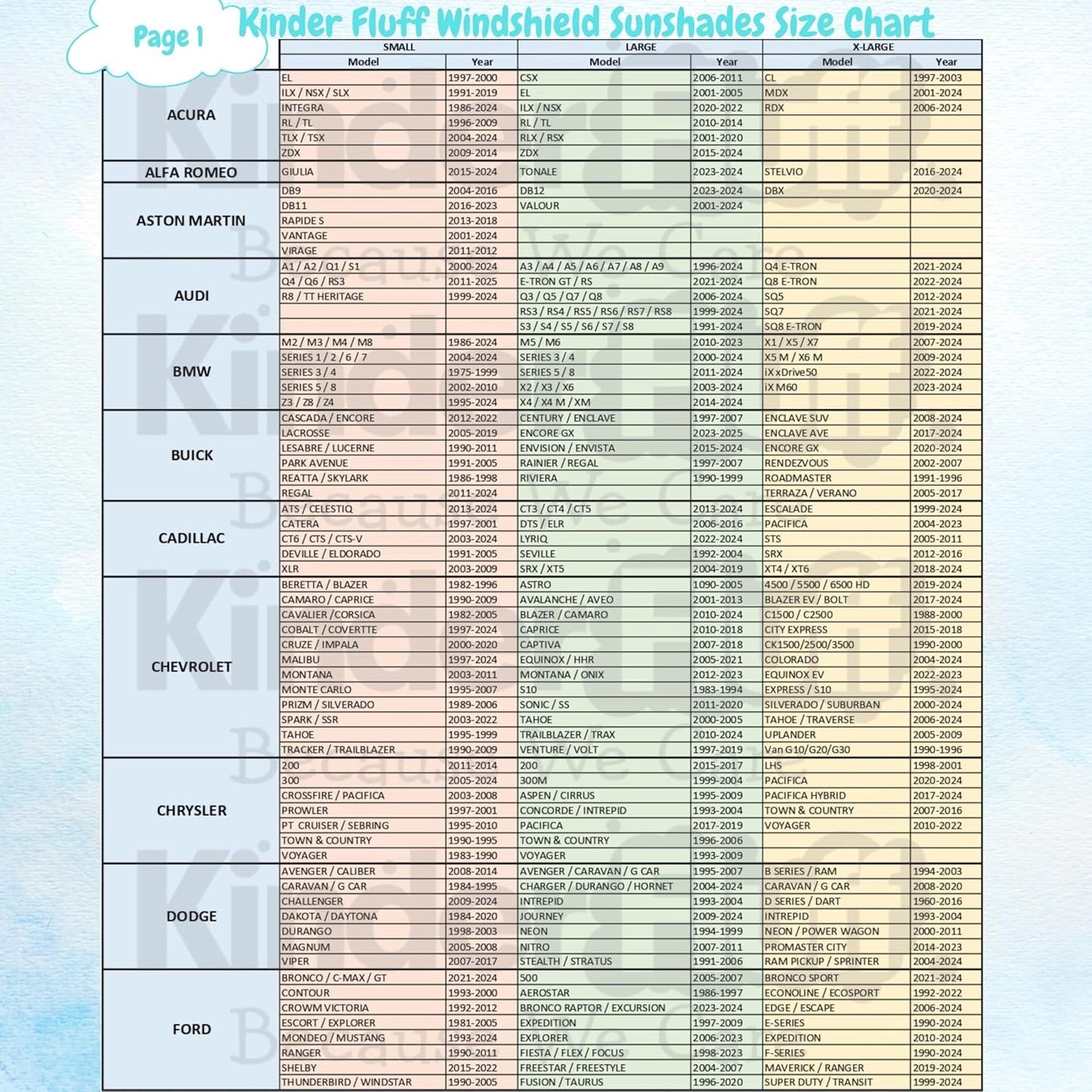 Kinder Fluff Windshield Sun Shade -Certified Automotive Accessories Blocking 99.87% UVR- Sunshades Protector for Steering Wheel, Car Seat & Car Accessories Interior - Window Shade (Large)