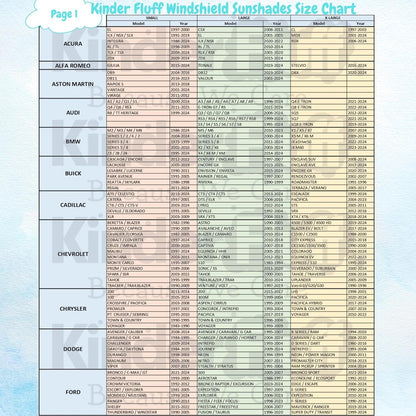 Kinder Fluff Windshield Sun Shade -Certified Automotive Accessories Blocking 99.87% UVR- Sunshades Protector for Steering Wheel, Car Seat & Car Accessories Interior - Window Shade (Large)