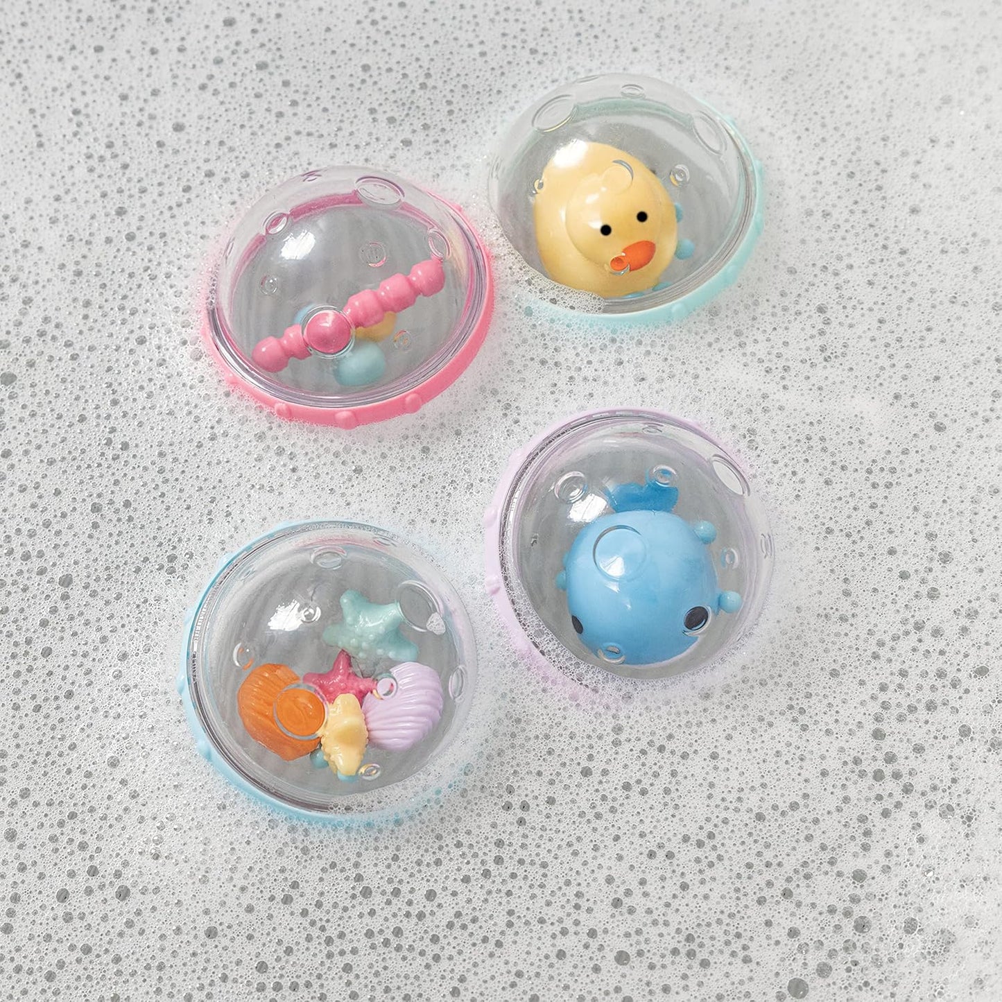 Munchkin Float and Play Bubbles Bath Toy, 4 Count