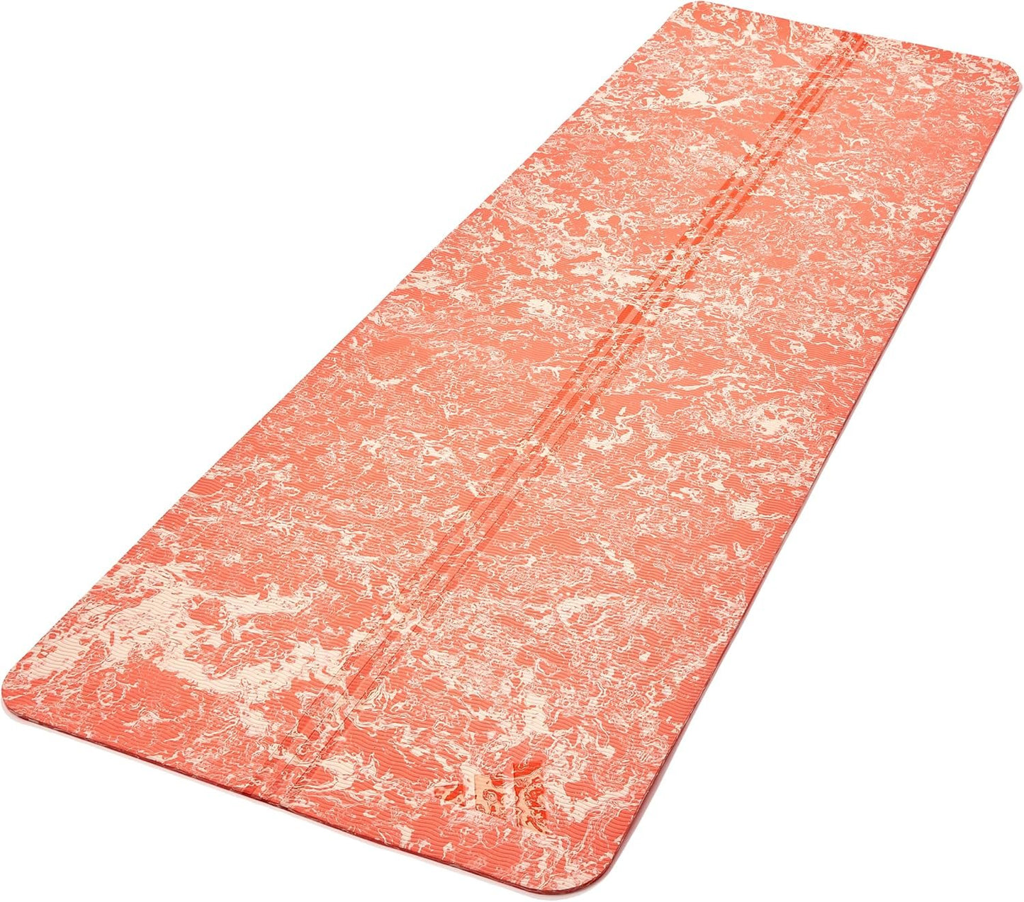 adidas Double Sided Yoga Mat - 6mm Thick Exercise Mat, Non-Slip for Yoga, Pilates, Stretching & Fitness, Yoga Accessories for Women, Home Gym & Workout Mat, Home Gym Equipment