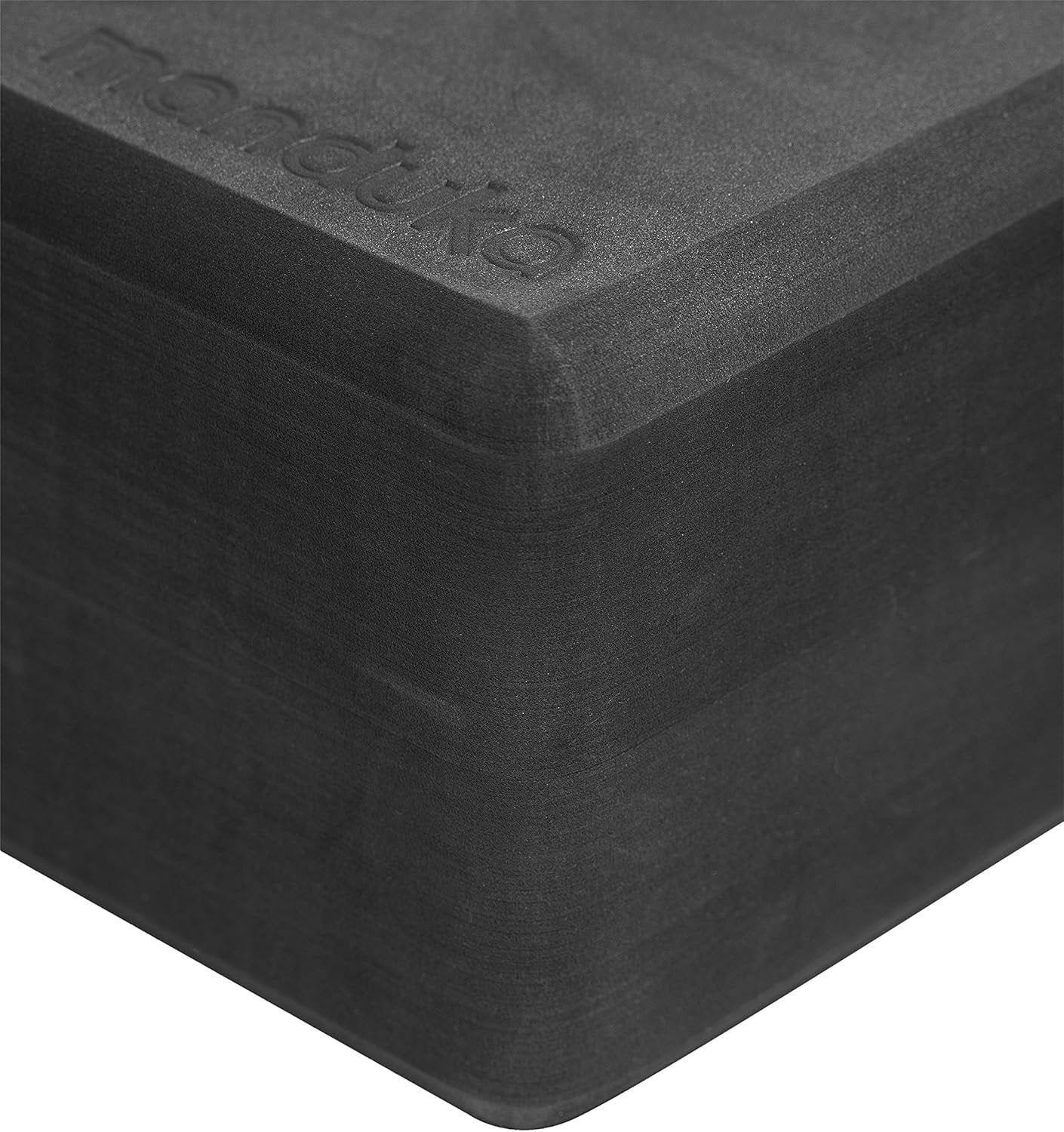 Manduka Yoga Block - Recycled EVA Foam Block with Ergonomic Support, Yoga Equipment, Home Gym Accessory, & Pilates Tool, Lightweight for Travel, High Density, Comfortable Edges