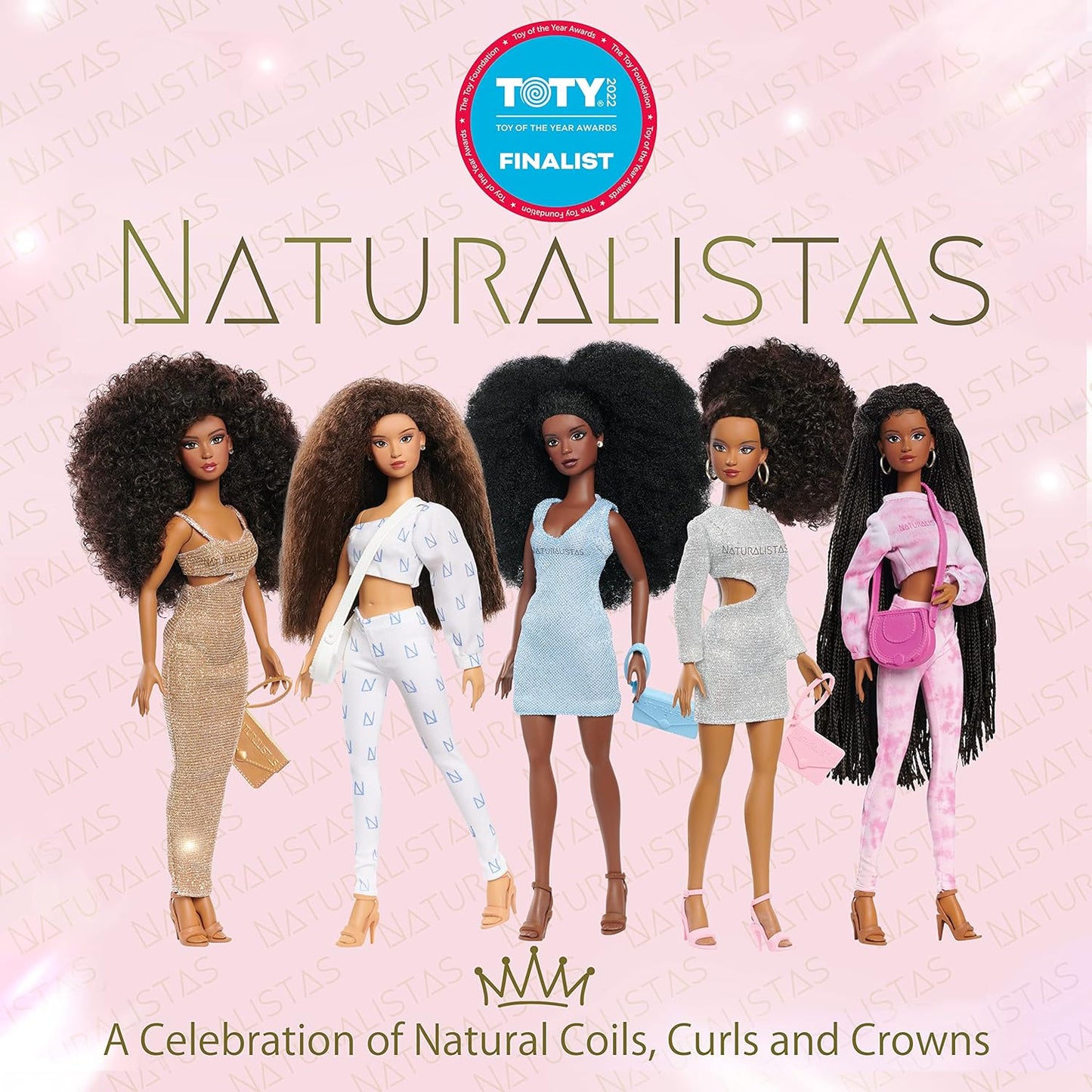 Just Play Naturalistas Liya Doll and Accessories 4C Textured Hair - Deep Brown Skin Tone - Designed and Developed by Purpose Toys