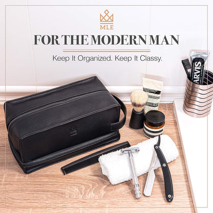 Leather Toiletry Bag for Men, Gift For Men, Mens Travel Bag Toiletry, Leather Shaving Bag, Leather Dopp Kit for Men, Mens Leather Toiletry Bag, Mens Travel Toiletry Bag, Hygiene & Grooming Kit