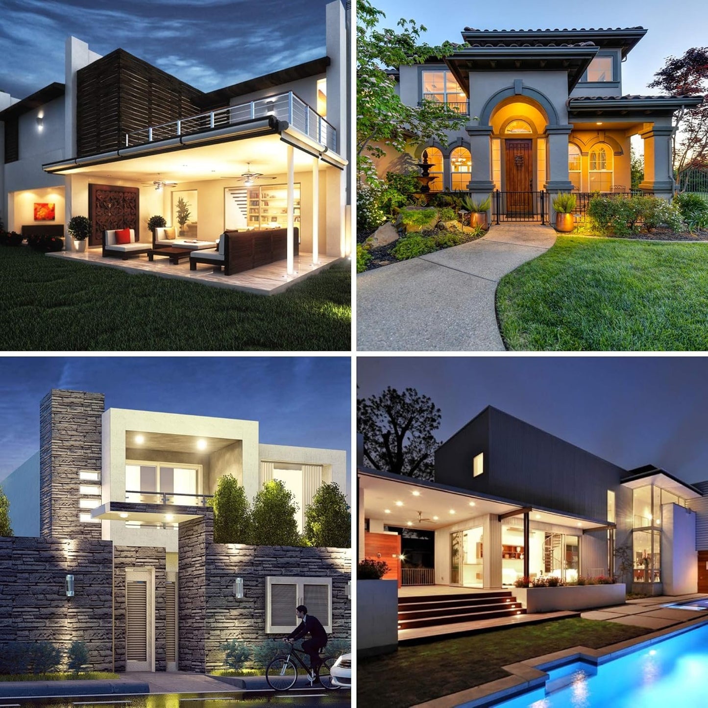 Amazon Basics A19 Dusk to Dawn Sensor LED Outdoor Light Bulb, 60W Equivalent, Energy-Efficient 9W, Daylight 2700K, E26 Base, 10,000 Hours, 2 Count (Pack of 1)