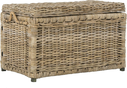 happimess Jacob 30" Wicker Storage Trunk, Natural