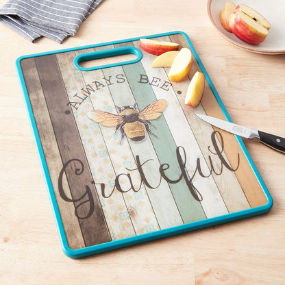 Boston Warehouse 27054 Always Bee Grateful Cutting Board