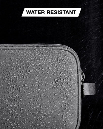 BAGSMART Toiletry Bag for Men, Travel Toiletry Organizer Dopp Kit Water-Resistant Shaving Bag for Toiletries Accessories, Grey