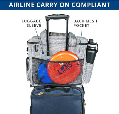Top Dog Travel Bag - Airline Approved Travel Set for Dogs Stores All Your Dog Accessories - Includes Travel Bag, 2X Food Storage Containers and 2X Collapsible Dog Bowls.