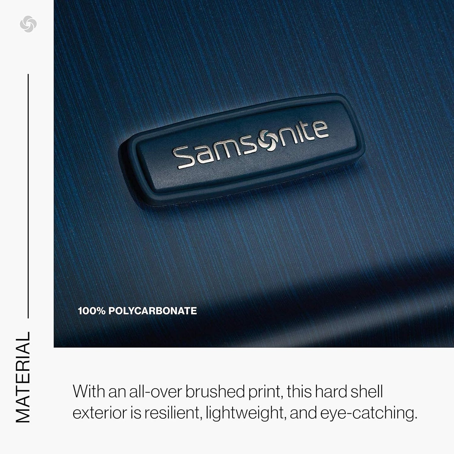 Samsonite Winfield 2 Hardside Luggage with Spinner Wheels, Deep Blue, Carry-On 20-Inch