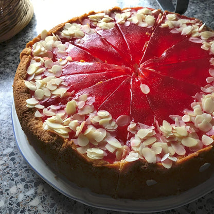 Crown Cheesecake Pan 7 Inch, 3" Deep, Removable Bottom Cake Pan, Heavy Duty, Pure Aluminum, Made in Canada