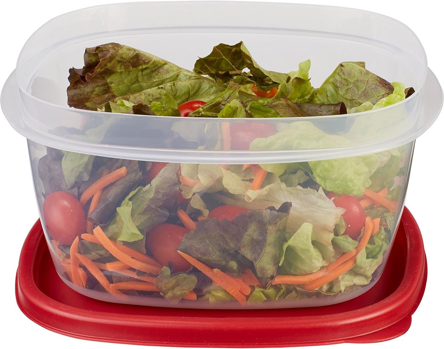 Rubbermaid EasyFindLids Food Storage Container, 3.3 L (14 Cup), Racer Red, 1 Pack