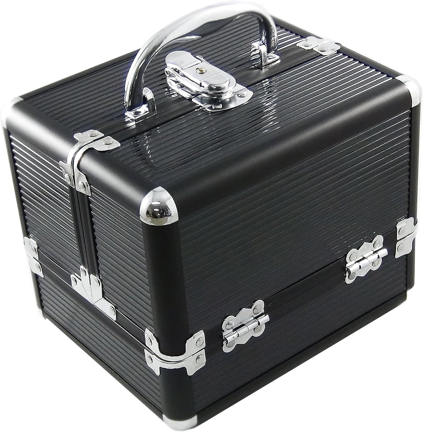 DynaSun - 22 cm Aluminium Beauty Case, Black, Travel Beauty Cases