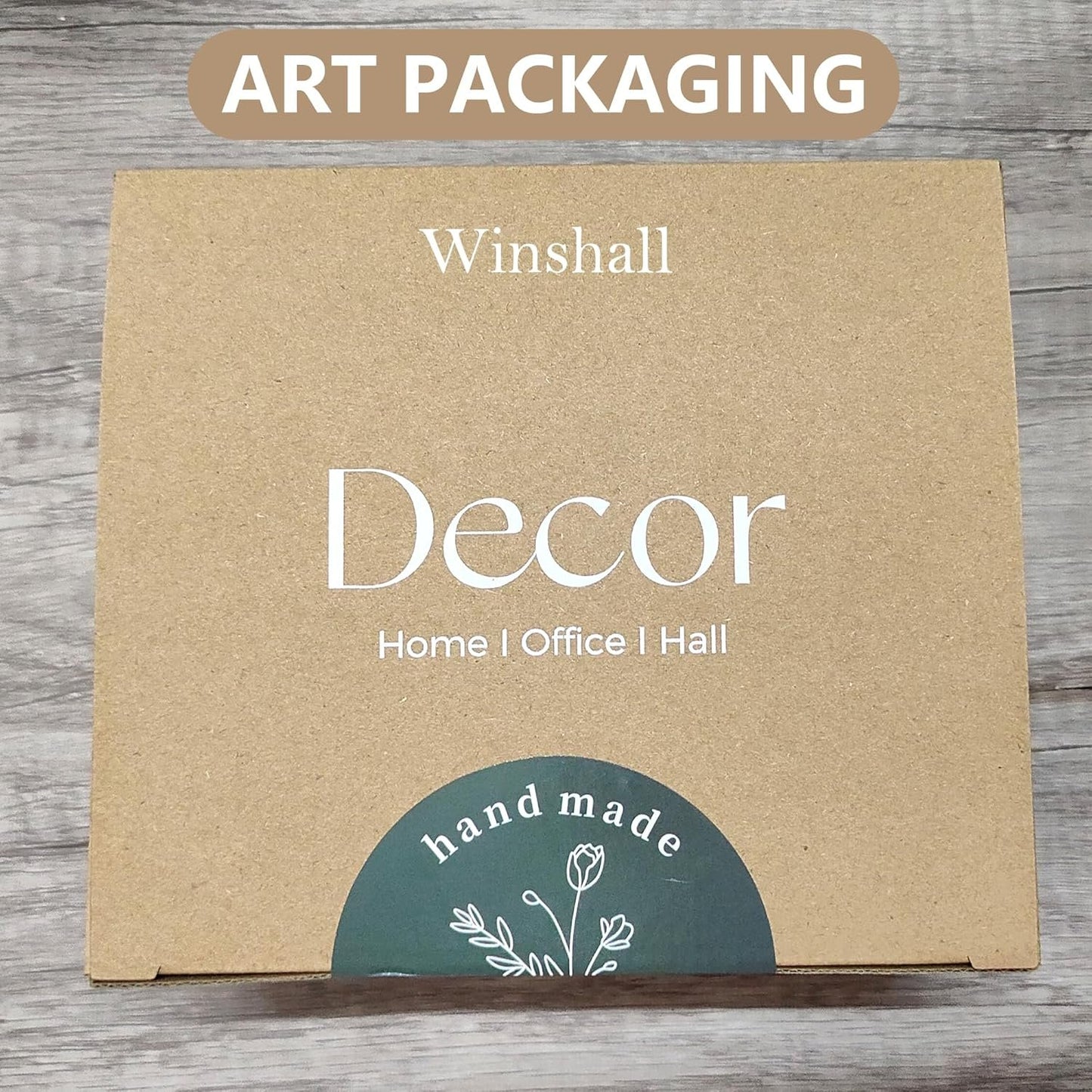 Winshall Home Accents - Resin Thinker Statue 3 PCS, Abstract Bookshelf Decor, Decorative Sculpture for Office, Book Shelf, Figurines (Sandstone)