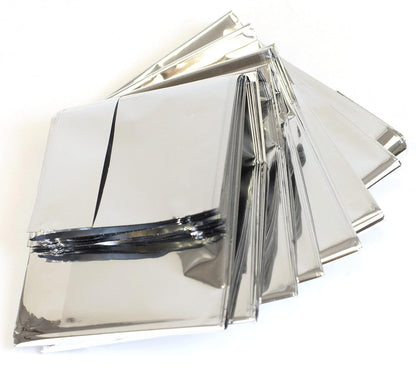 Primacare CB-6841 Emergency Foil Mylar Thermal Blanket, 82-Inch Length X 54-Inch Width