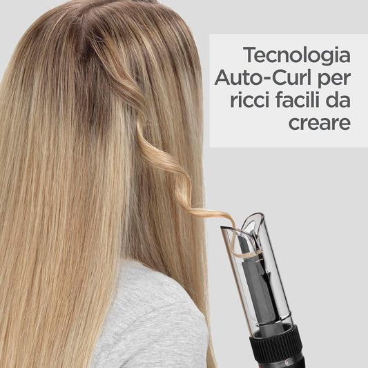 BaByliss C1031E Curl Secret Lite Automatic Curl Curl with Auto Curl Technology, Ceramic Coating, 3 Curl Directions, 5 Temp, 3 Stroke Times, Auto-Curl Technology, Multi-Voltage
