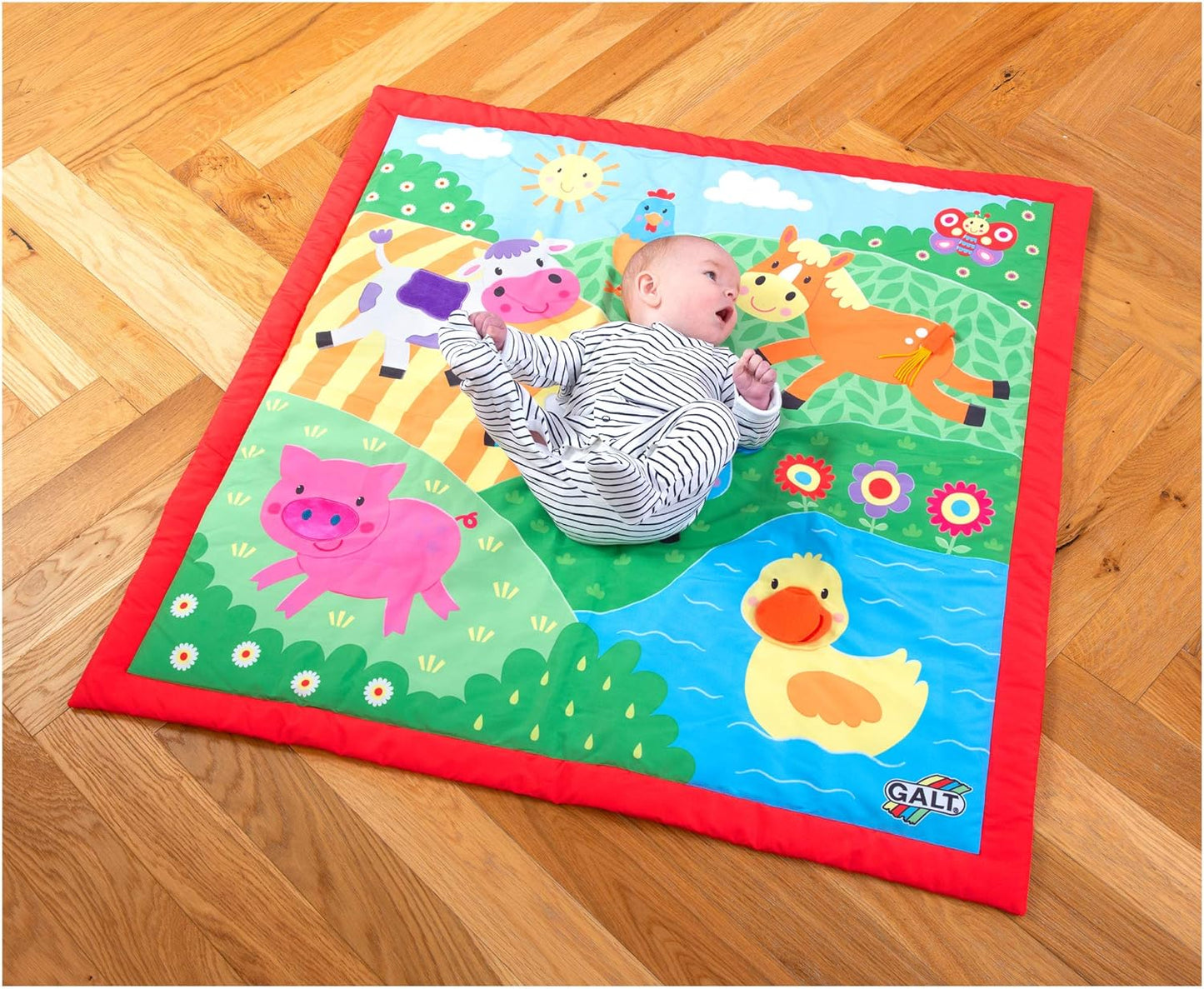 Galt Toys, Large Playmat - Farm, Baby Play Mat, Ages 0 Months Plus