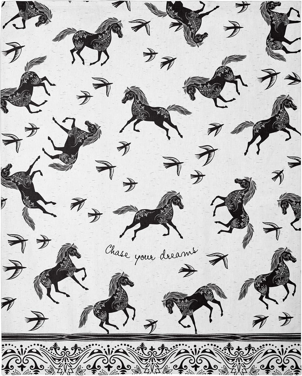 Karma Boho Tea Towels Horse, 18" x 22"