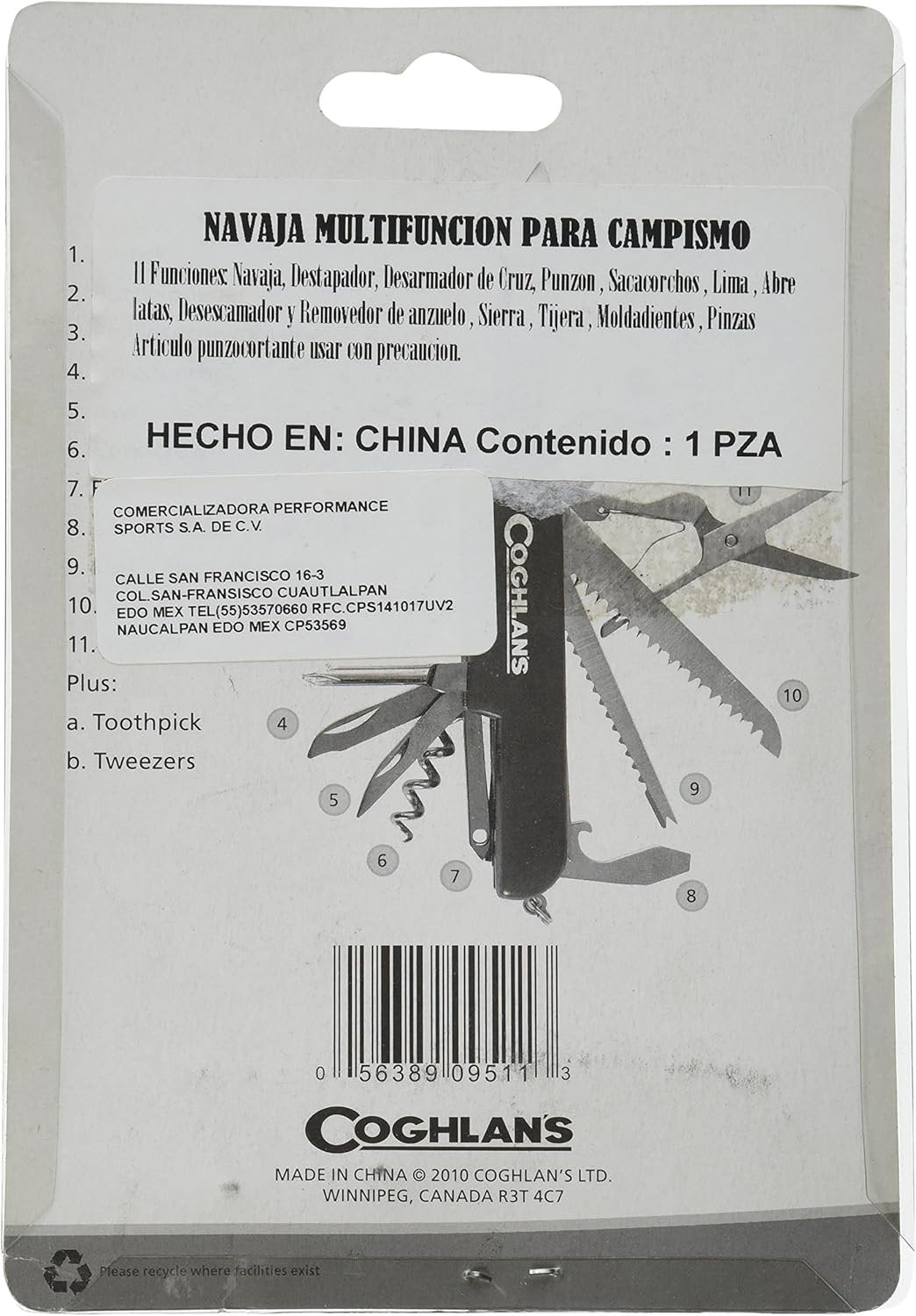 Coghlan's Folding Multi-Tool Army Knife