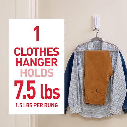 Command Folding Clothes Hanger, 1 Hook, 3 Command Strips, Closet Organizer, Home Organization