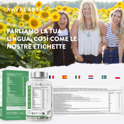 Complete Multivitamin 24 Vitamins and Minerals Ashwagandha Rhodiola Rosea, Multivitamin Supplement for Women and Men Immune Defenses Adults Vitamin D Vitamin C Zinc Magnesium and Potassium
