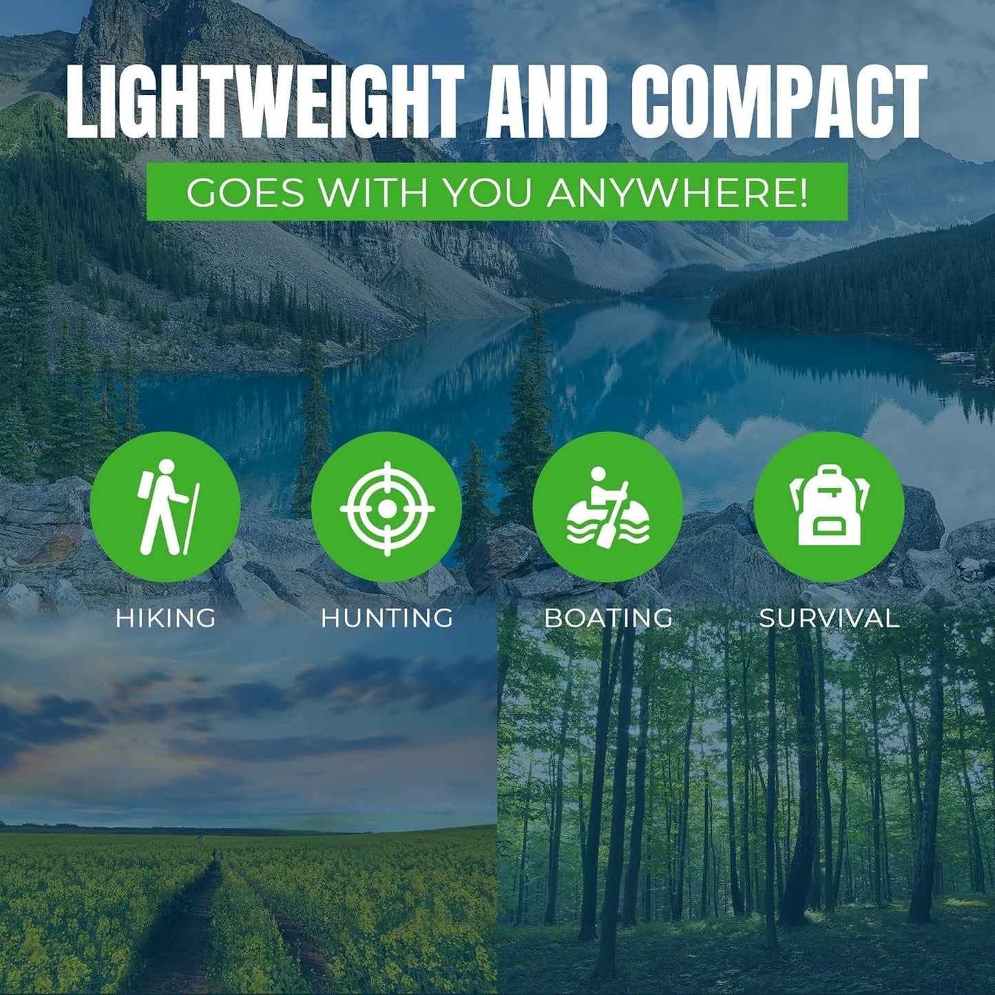 MEKKAPRO Emergency Tent Shelter - Survival Tent - 2 Person, Resistant and Ultra Lightweight Life Tent - Water and Windproof Tube for Camping, Hiking and Outdoor Activities