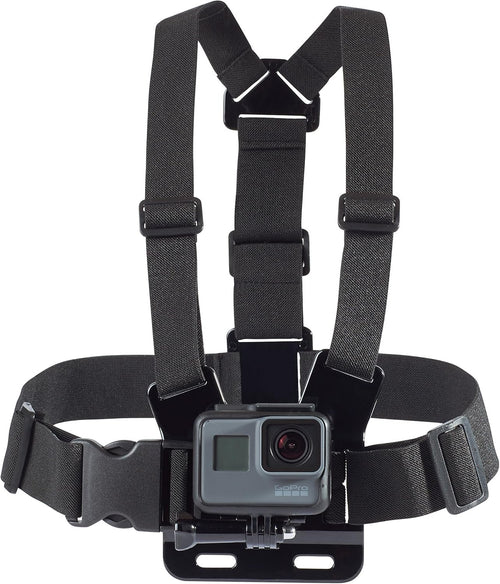 Amazon Basics Adjustable Chest Harness for GoPro Action Cam Lightweight Comfortable Black