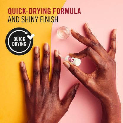 Rimmel London, Nail Care 7 in 1 Base & Top Coat Strengthens, Smoothes and Protects Colour, Vegan Formula Fast Drying 12ml