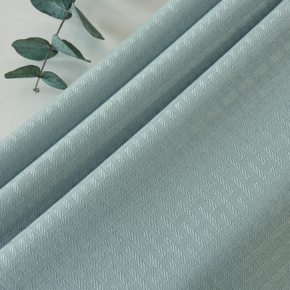 maxmill Rectangle Tablecloth Weaved Pattern Waterproof Spillproof Wrinkle Free Table Cloth, Kitchen Dining Tabletop Decoration, Fabric Table Cover for Holiday Parties, 52 x 108 Inch, Dusty Blue