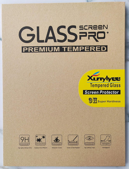 XunyLyee 2 Pack, Tempered Glass Screen Protector for iPad 9th/ 8th/ 7th Generation (10.2 Inch, 2021/2020/2019 Released) Easy Installation Bubble Free