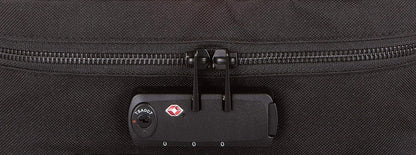 Medicine Safe MTB-1 TSA Approved Locking Toiletry Organizer and Medication Travel Bag for Men and Women, Small Carry On, Non-Hanging, Black with Logo, 10.2 x 7.5 x 1.6 inches