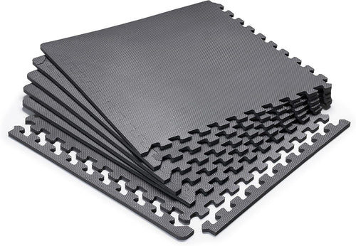 Marcy Interlocking Waterproof Flooring Mat for Exercise Equipment & Accessories