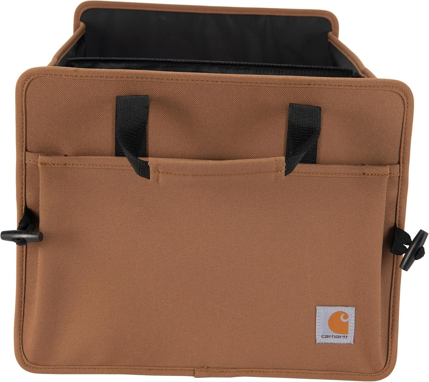 Carhartt Universal Collapsible Cargo Trunk Organizer, Portable Accessory Storage Organizer for Automotive, SUV, Trucks & Cars, Carhartt Brown, One Size