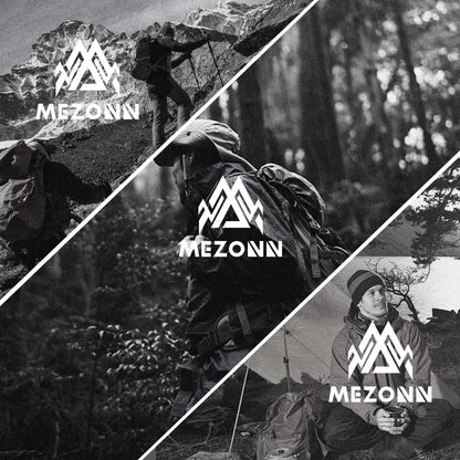 Mezonn PE Emergency Sleeping Bag Survival Bivy Sack- Use as Emergency Space Blanket, Lightweight Sleeping Bag, Survival Gear for Outdoor, Hiking, Camping - Includes Nylon Sack with Carabiner