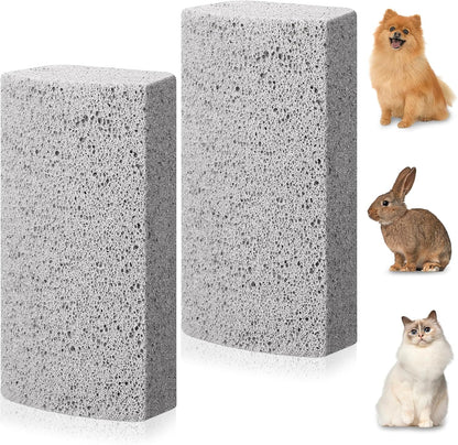 Pack of 2 Pumice Stone, pet Hair Remover, Pumice Stone, pet Hair Removal for pet Hair, Pumice Stone, Foot Care Tool, Callus Remover, Carpet, Dog Fur Removal Tool for Couch, Furniture, Bed Linen