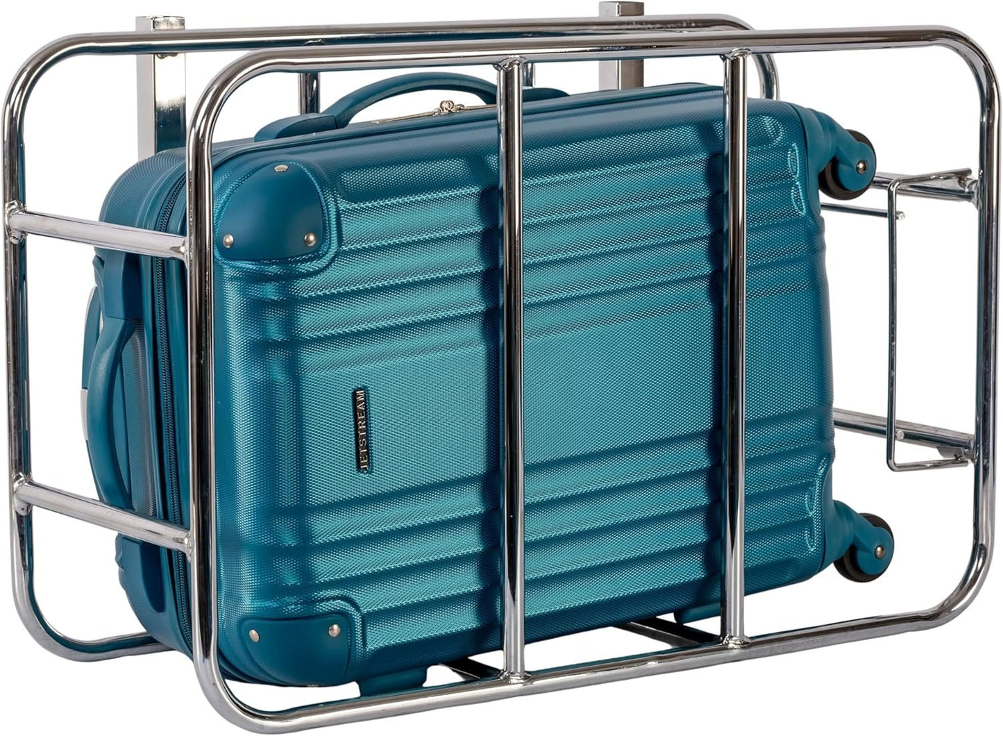 Jetstream 3 Piece Hardside Luggage Set - Rolling Wheeled Spinner Travel Lightweight ABS Suitcase, Teal