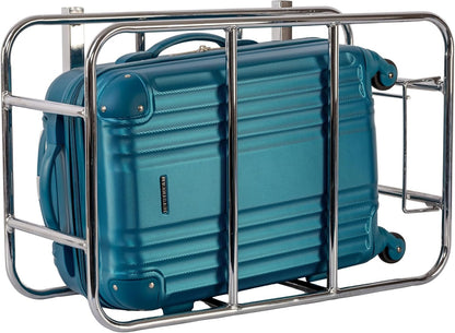 Jetstream 3 Piece Hardside Luggage Set - Rolling Wheeled Spinner Travel Lightweight ABS Suitcase, Teal