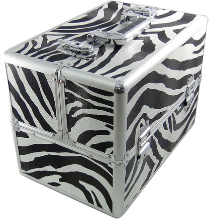 DynaSun Alu Design Beauty Case Trinket Box Makeup Cosmetic Bag