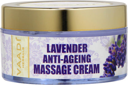 Vaadi Herbals Lavender Anti Ageing Massage Cream, 50g
