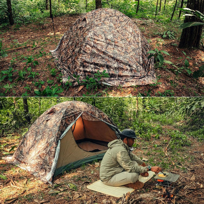 GEERTOP 2 Person 4 Season Backpacking Tent Waterproof Ultralight Camping Tent for 2 Man Double Layer All Weather Easy Setup Tents for Outdoor Survival, Hiking, Backpack Travel, Mountaineering