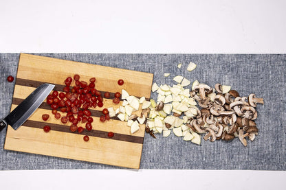 modern-twist Linen Print 100% Plastic Free Silicone Tabletop, Dining, Decoration, Modern Design, Table Runner, Chocolate