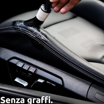 PREMIUM Detailing Brush Set [5 Pcs] - Gentle and Easy Cleaning - Universal Use - For Alloy Wheels, Car Interiors, Motorcycles - Cleaning Brush, Detail Brush