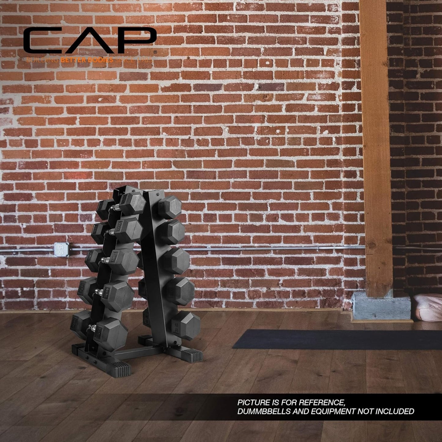 CAP Barbell Black A Frame Dumbbell Rack