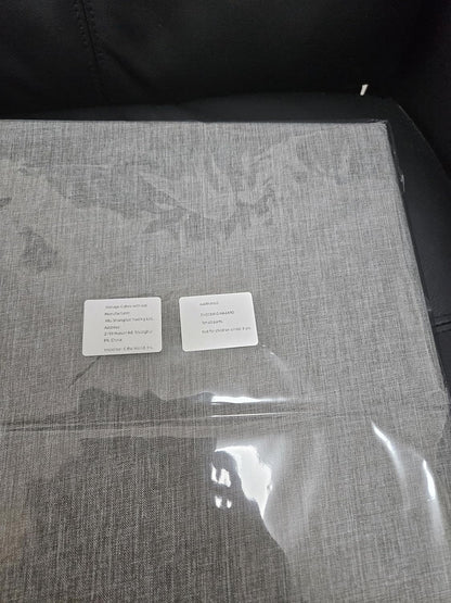 Augfox Set of 2 Wardrobe Organiser - Clothes Storage Box with Drawer Dividers, Perfect for Room Storage, Closet Organization, and Linen Storage (Dark Grey, 45x25x18cm)