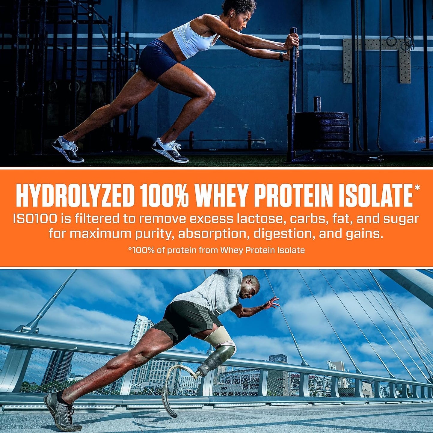 Dymatize ISO100 Hydrolyzed Protein Powder in Dunkin' Mocha Latte Flavor, 100% Whey Isolate Protein, 25g Protein, 95mg Caffeine, 5.5g BCAAs, Gluten Free, Fast Absorbing, Easy Digesting, 20 Servings