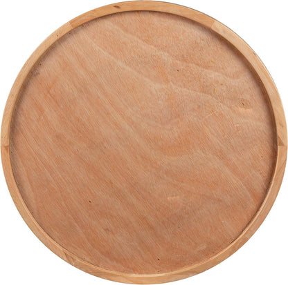 Flash Furniture 24" Round Butcher Block Style Table Top, Natural