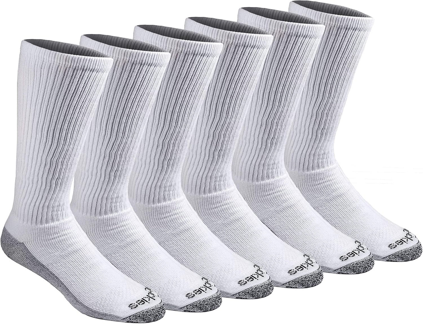 Dickies Men's Multi-Pack Dri-tech Moisture Control Boot-Length Socks
