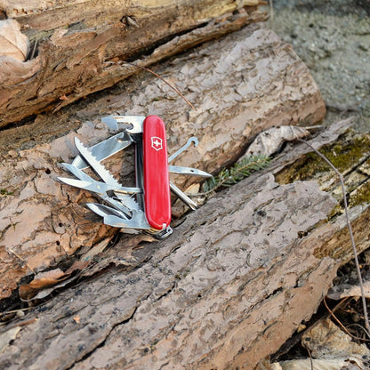 Victorinox Swiss Army 53931 Fieldmaster Pocket Knife, Red