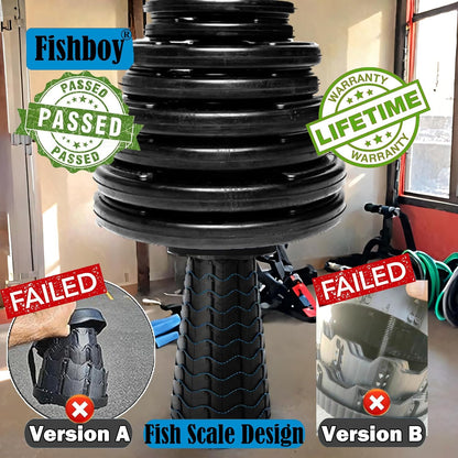 2025 Upgraded Collapsible Stool, 400lb Max Weight, Lightweight But Sturdy, Portable Folding Retractable Telescoping Foldable Camping Stool for Adults Outdoor Fishing Hiking Travel BBQ (Black)